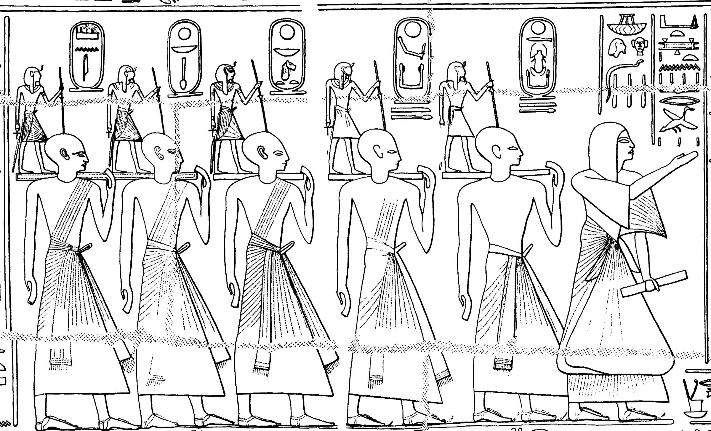 Min reliefs of Ramesses II